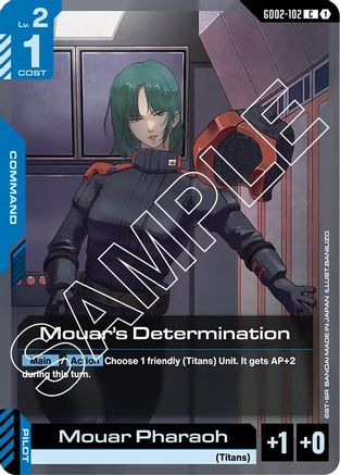 Mouar's Determination (GD02-102) - Dual Impact - for just $0.03! 