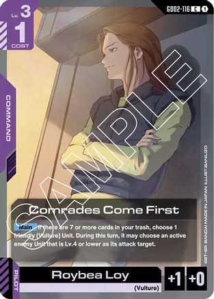 Comrades Come First (GD02-116) - Dual Impact - for just $0.03! 