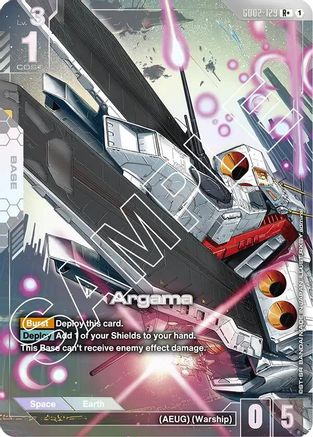 Argama (R+) (GD02-129) - Dual Impact Holofoil - for just $5.59! 