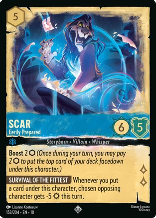 Scar - Eerily Prepared (153/204) - Whispers in the Well - for just $0.06! 