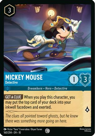 Mickey Mouse - Detective (160/204) - Whispers in the Well - for just $0.03! 
