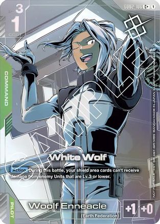 White Wolf (Store Tournament Winner Pack 02) (GD02-106) - Gundam Promotional Cards Holofoil - for just $0.98! 
