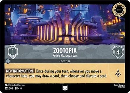 Zootopia - Police Headquarters (203/204) - Whispers in the Well - for just $0.03! 
