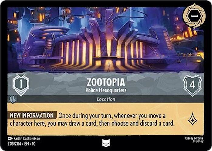 Zootopia - Police Headquarters (203/204) [Whispers in the Well] - for just $0.10! 