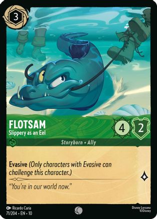 Flotsam - Slippery as an Eel (71/204) - Whispers in the Well - for just $0.02! 