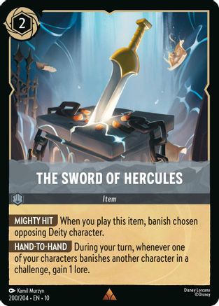 The Sword of Hercules (200/204) - Whispers in the Well Cold Foil - for just $0.22! 