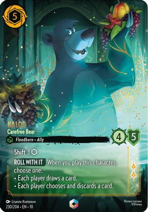 Baloo - Carefree Bear (Enchanted) (230/204) - Whispers in the Well Holofoil - for just $30.69! 