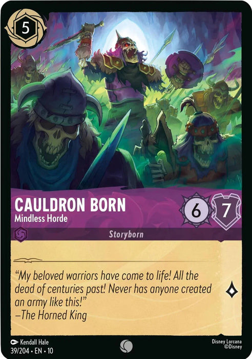 Cauldron Born - Mindless Horde (39/204) [Whispers in the Well] - for just $0.10! 