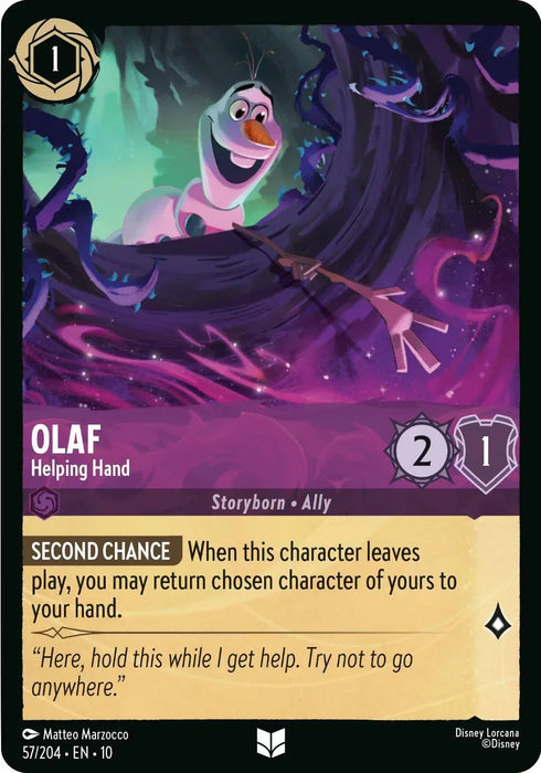 Olaf - Helping Hand (57/204) [Whispers in the Well] - for just $0.10! 
