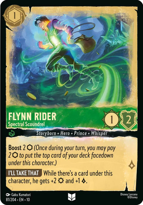 Flynn Rider - Spectral Scoundrel (81/204) [Whispers in the Well] - for just $0.10! 