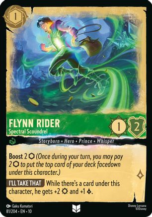 Flynn Rider - Spectral Scoundrel (81/204) - Whispers in the Well Cold Foil - for just $0.04! 