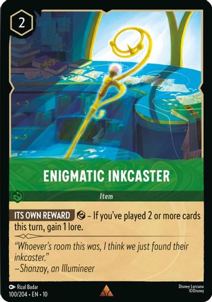 Enigmatic Inkcaster (100/204) - Whispers in the Well Cold Foil - for just $0.43! 