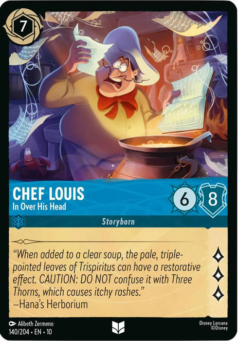 Chef Louis - In Over His Head (140/204) [Whispers in the Well] - for just $0.10! 