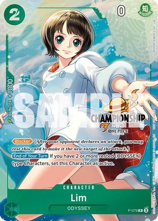 Lim (CS 25-26 Event Pack Finalist Ver.) (P-079) - One Piece Promotion Cards Foil - for just $247.50! 
