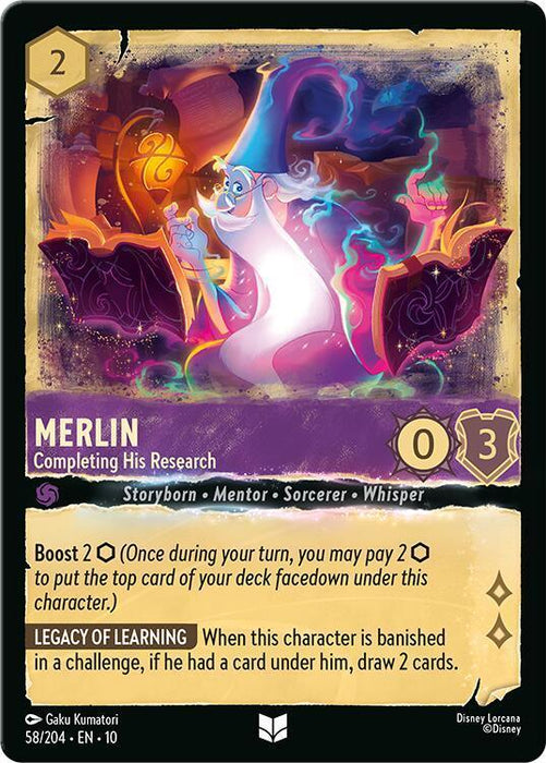 Merlin - Completing His Research (58/204) [Whispers in the Well] - for just $0.10! 