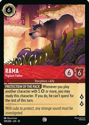Rama - Vigilant Father (109/204) - Whispers in the Well - for just $0.02! 