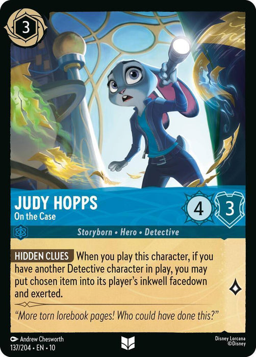 Judy Hopps - On the Case (137/204) [Whispers in the Well] - for just $0.10! 