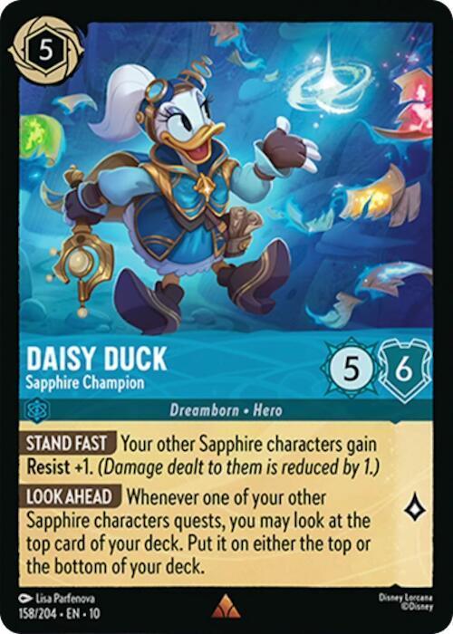 Daisy Duck - Sapphire Champion (158/204) [Whispers in the Well] - for just $0.10! 