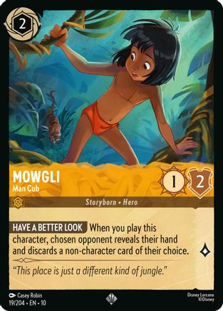 Mowgli - Man Cub (19/204) - Whispers in the Well Cold Foil - for just $1.86! 