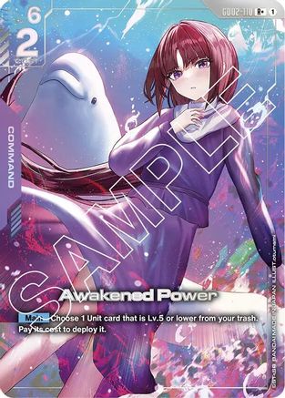Awakened Power (R+) (GD02-110) - Dual Impact Holofoil - for just $5.69! 