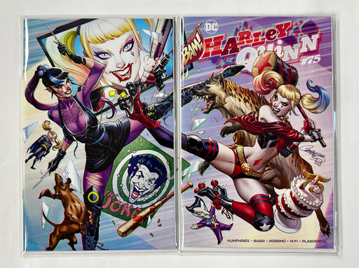 Harley Quinn #75 J Scott Campbell B & C Connecting DC Comics 2020 Variant Exclusives - for just $75! 