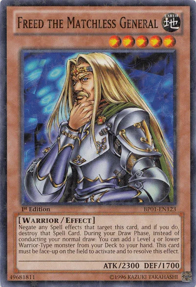 Freed the Matchless General [BP01-EN123] Starfoil Rare - for just $0.10! 