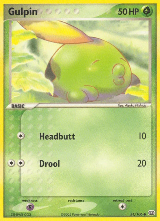 Gulpin (51/106) [EX: Emerald] - for just $0.30! 