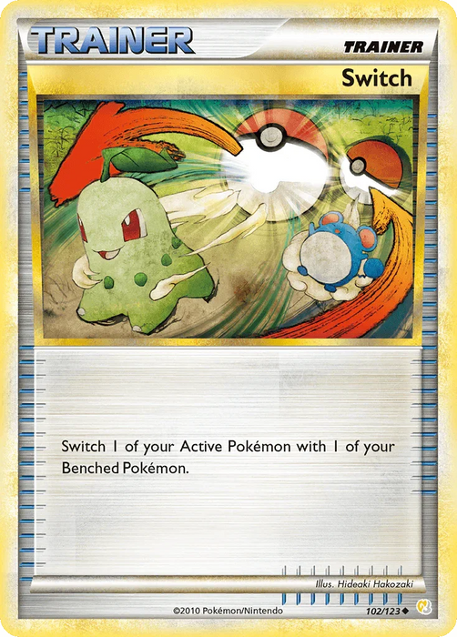 Switch (102/123) [HeartGold & SoulSilver: Base Set] - for just $0.70! 