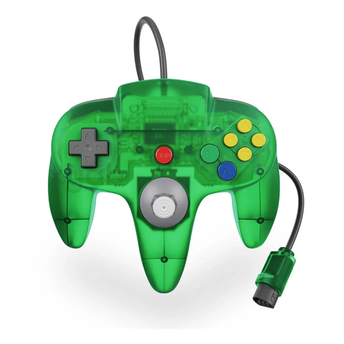 PROTO64 Wired Controller for Nintendo 64 (N64) [Crystal Jade] – Nintendo 64 Accessory (N64) - for just $19.99! 