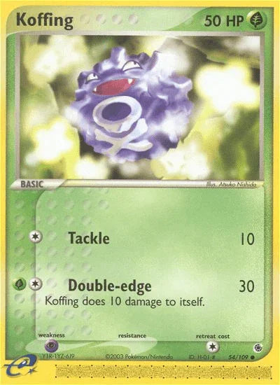 Koffing (54/109) [EX: Ruby & Sapphire] - for just $0.35! 