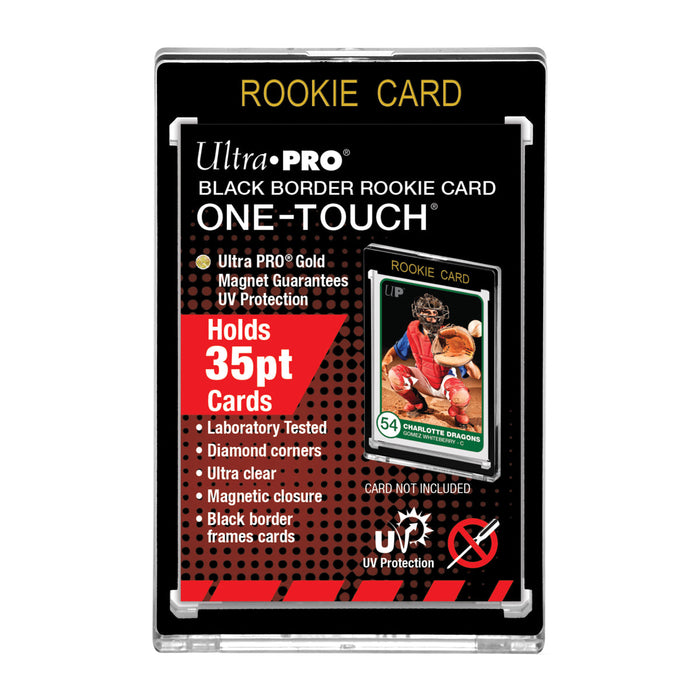 Ultra PRO: UV One-Touch Magnetic Holder - 35pt (Black Border - Rookie Card) - for just $0! 