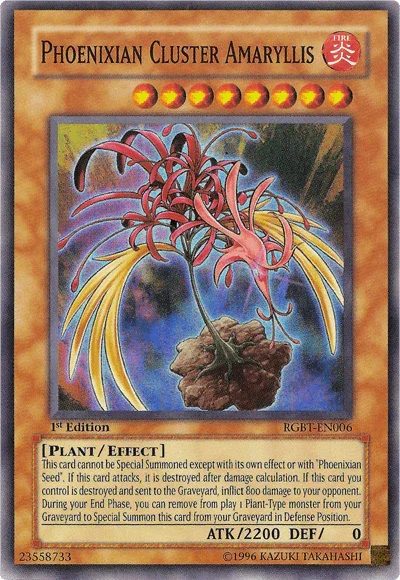 Phoenixian Cluster Amaryllis [RGBT-EN006] Super Rare - for just $4.80! 