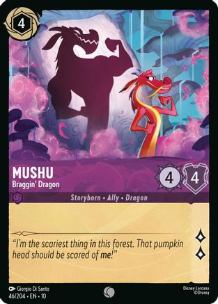 Mushu - Braggin' Dragon (46/204) - Whispers in the Well - for just $0.03! 