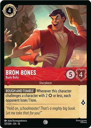 Brom Bones - Burly Bully (127/204) - Whispers in the Well Cold Foil - for just $0.03! 