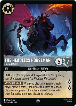 The Headless Horseman - Cursed Rider (174/204) - Whispers in the Well Cold Foil - for just $0.46! 