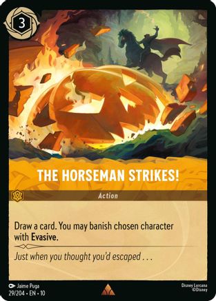 The Horseman Strikes! (29/204) - Whispers in the Well Cold Foil - for just $0.24! 