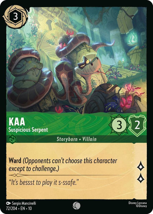 Kaa - Suspicious Serpent (72/204) [Whispers in the Well] - for just $0.10! 