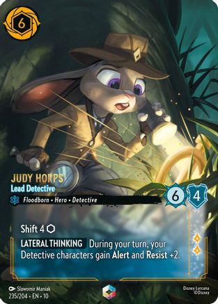 Judy Hopps - Lead Detective (Enchanted) (235/204) - Whispers in the Well Holofoil - for just $25.11! 