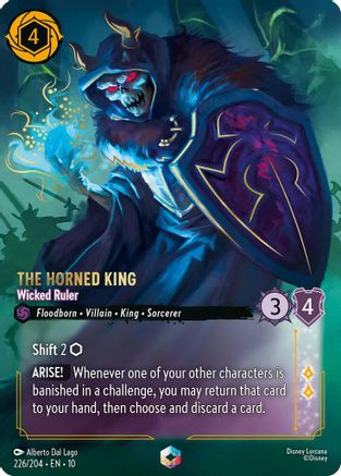 The Horned King - Wicked Ruler (Enchanted) (226/204) - Whispers in the Well Holofoil - for just $21.46! 