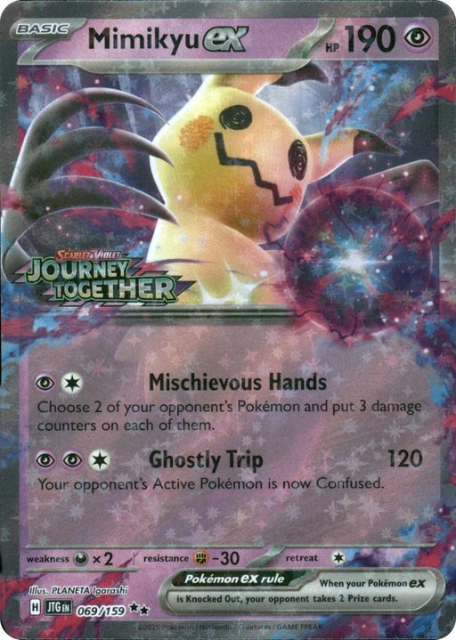 Mimikyu ex (069/159) (Journey Together Stamped) [Miscellaneous Cards] - for just $1.55! 