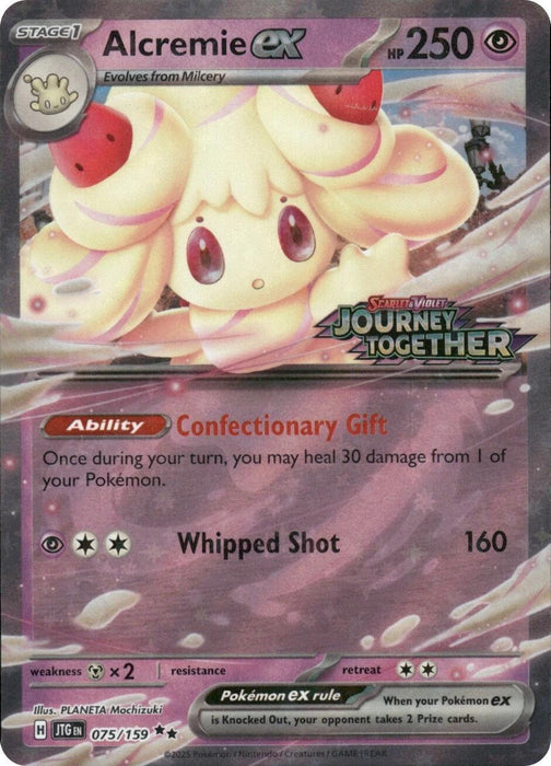 Alcremie ex (075/159) (Journey Together Stamped) [Miscellaneous Cards] - for just $0.50! 