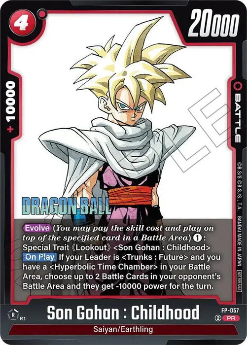 Son Gohan : Childhood (FP-057) [Fusion World Tournament Cards] - for just $4.50! 
