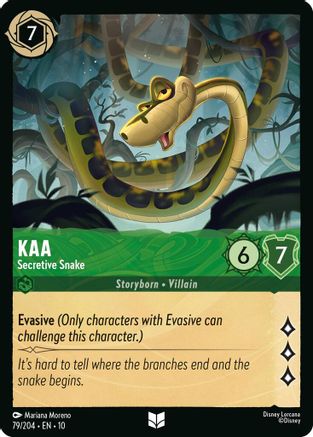 Kaa - Secretive Snake (79/204) - Whispers in the Well - for just $0.03! 