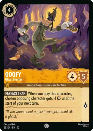 Goofy - Ghost Hunter (21/204) - Whispers in the Well - for just $0.02! 