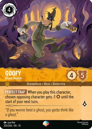 Goofy - Ghost Hunter (Epic) (205/204) - Whispers in the Well Holofoil - for just $0.83! 