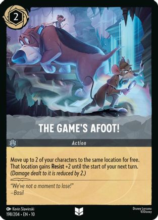The Game's Afoot! (198/204) - Whispers in the Well Cold Foil - for just $0.10! 