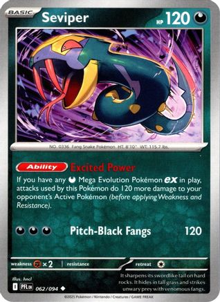 Seviper 062 - ME02 Phantasmal Flames - for just $0.09! 