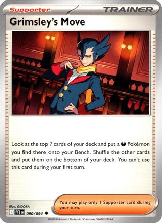 Grimsley's Move 090 - ME02 Phantasmal Flames Reverse Holofoil - for just $0.13! 