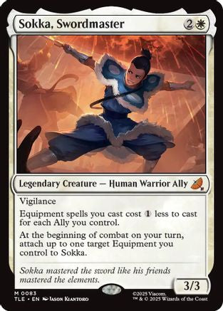 Sokka, Swordmaster (TLE-083) - Avatar: The Last Airbender: Eternal-Legal Foil - for just $0.89! 