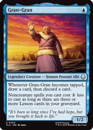 Gran-Gran (TLA-054) - Avatar: The Last Airbender Foil - for just $0.14! 